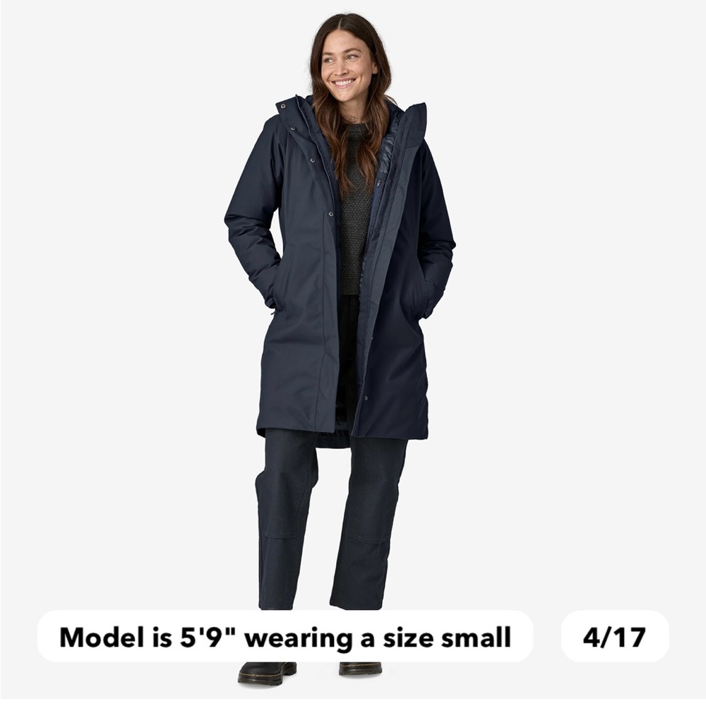 Patagonia 3-in-1 parka. Garnet color